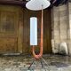 Lampadaire Girafe en Acajou par la Maison Rispal
