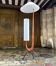 Giraffe Floor Lamp in Mahogany by Maison Rispal