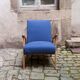 Pair of Scandinavian armchairs from the 60s new fabrics and foam