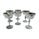 Lot 6 crystal glasses