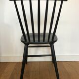 Black wooden chair