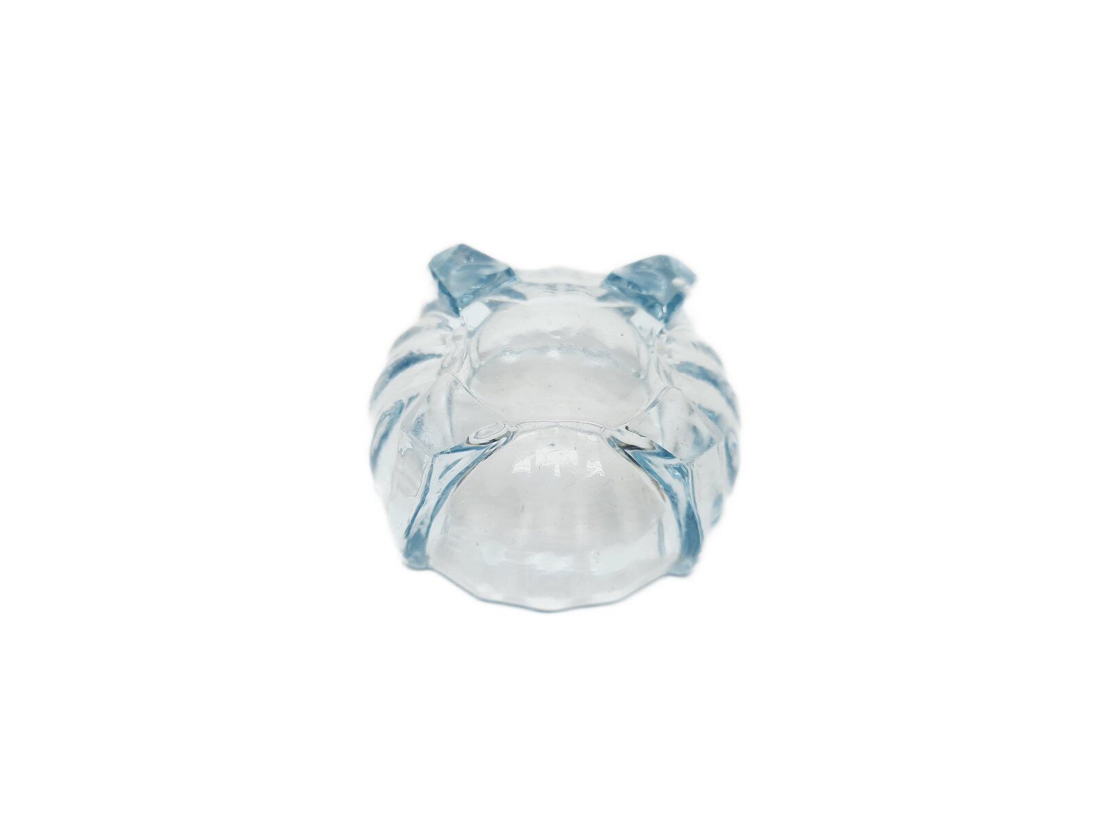 Art Deco salt holder from Zabkowice Glassworks, Poland, 1930s