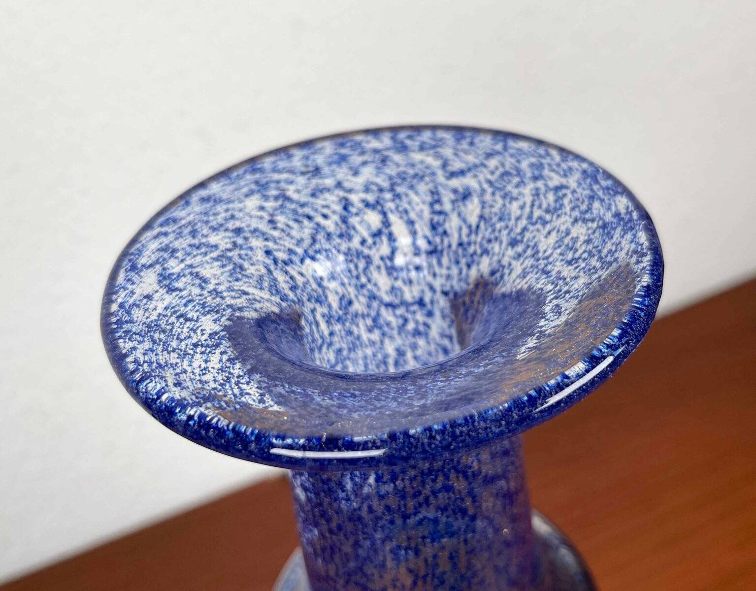 Vintage Swedish glass vase by Sven Vallien for Kosta Boda.