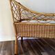 Baby vintage rattan bed