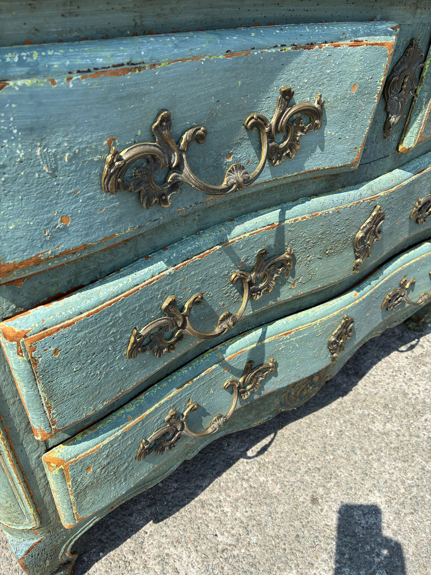 Antique Louis XV style chest of drawers