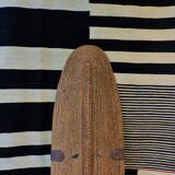 Black and ivory Kilim 195 x 163 cm