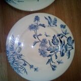 6 ironstone plates from the early 20th century