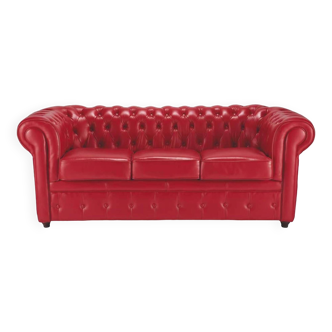 Vintage Chesterfield Leather Sofa