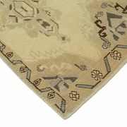 1960s handmade vintage oriental beige rug 109 cm x 200 cm