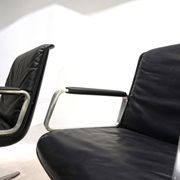 Set of 2 Wilkhahn Delta conference/dining chairs from the Delta Group