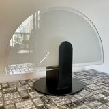 Black and smoked frosted mood lamp