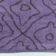 7x9 modern vintage purple  hemp area rug,