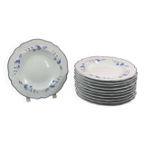 Bernardaud De Sabran Limoges Porcelain - 10 soup plates