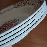 Digoin Sarreguemines deep plates Versailles model