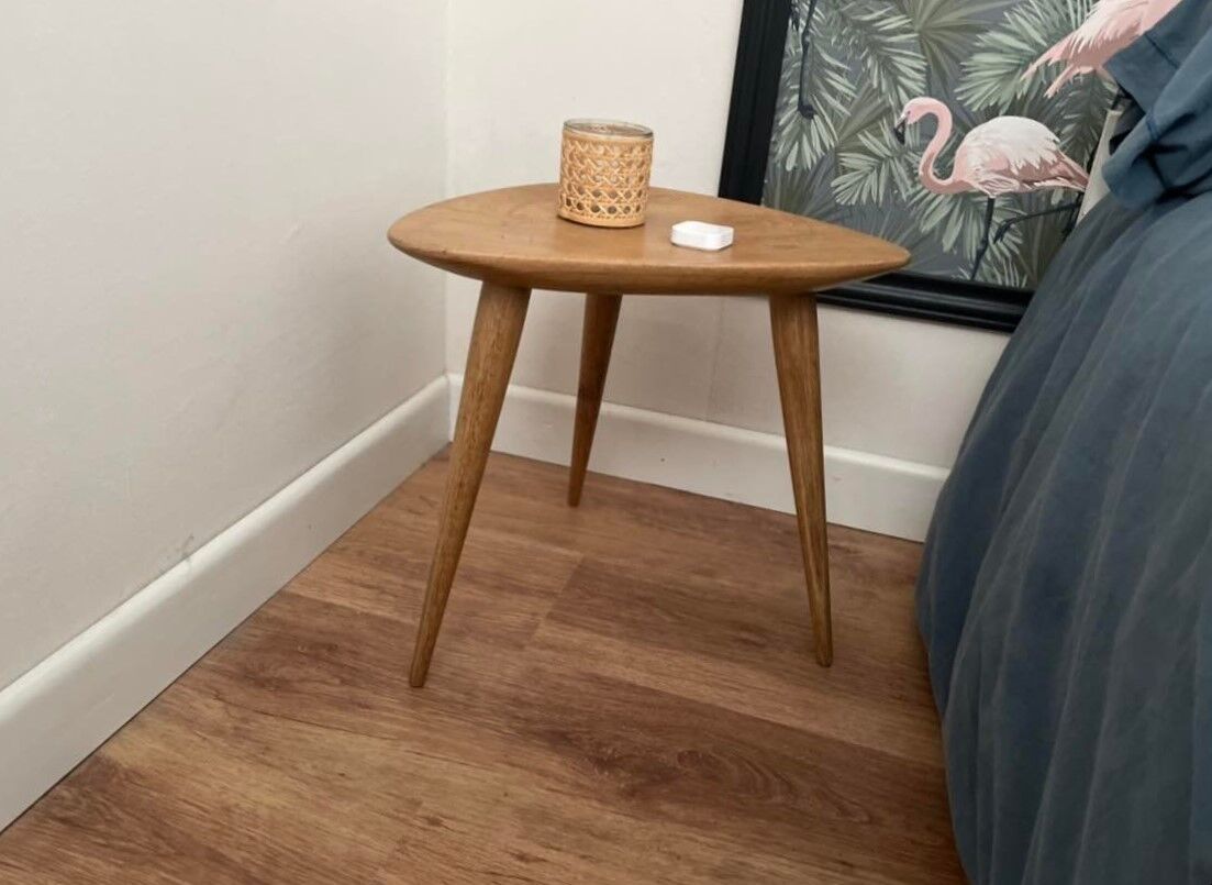Duo of Tripods, 50s in oak