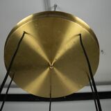 Fog & Morup, Midcentury Brass Pendant with Five Pendant Drops. Danmark 1960