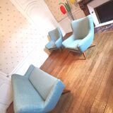 Rare 50s Swedish salon Restored for its rental in the film "Little Nicolas ,2021"