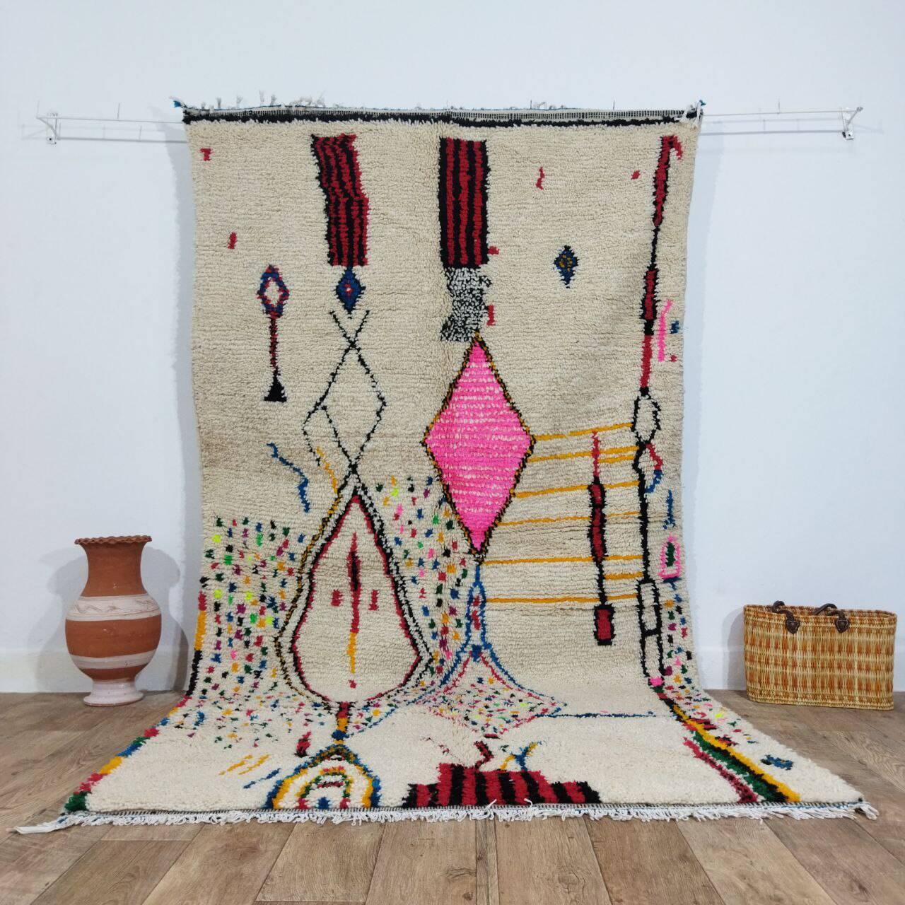 Handmade Moroccan Berber Rug 276 X 153 CM