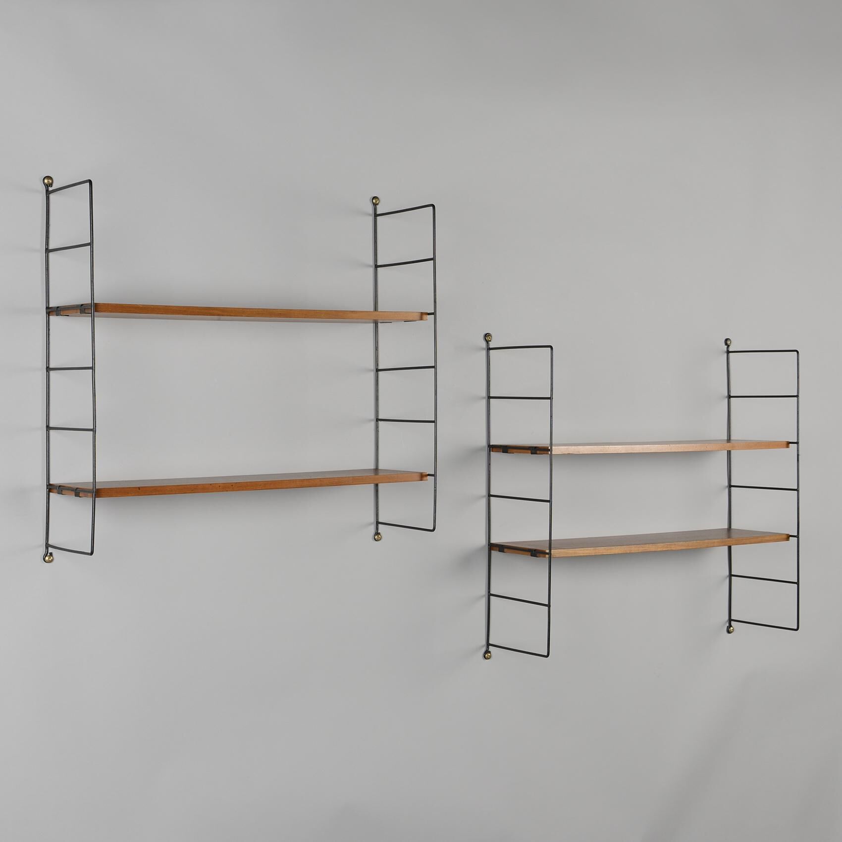 Pair of shelves model String, Sweden circa 1960