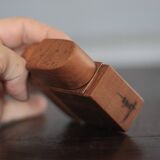 Accessoires fumeur bois signé Jacques Mauhin, nécessaire pour bureau