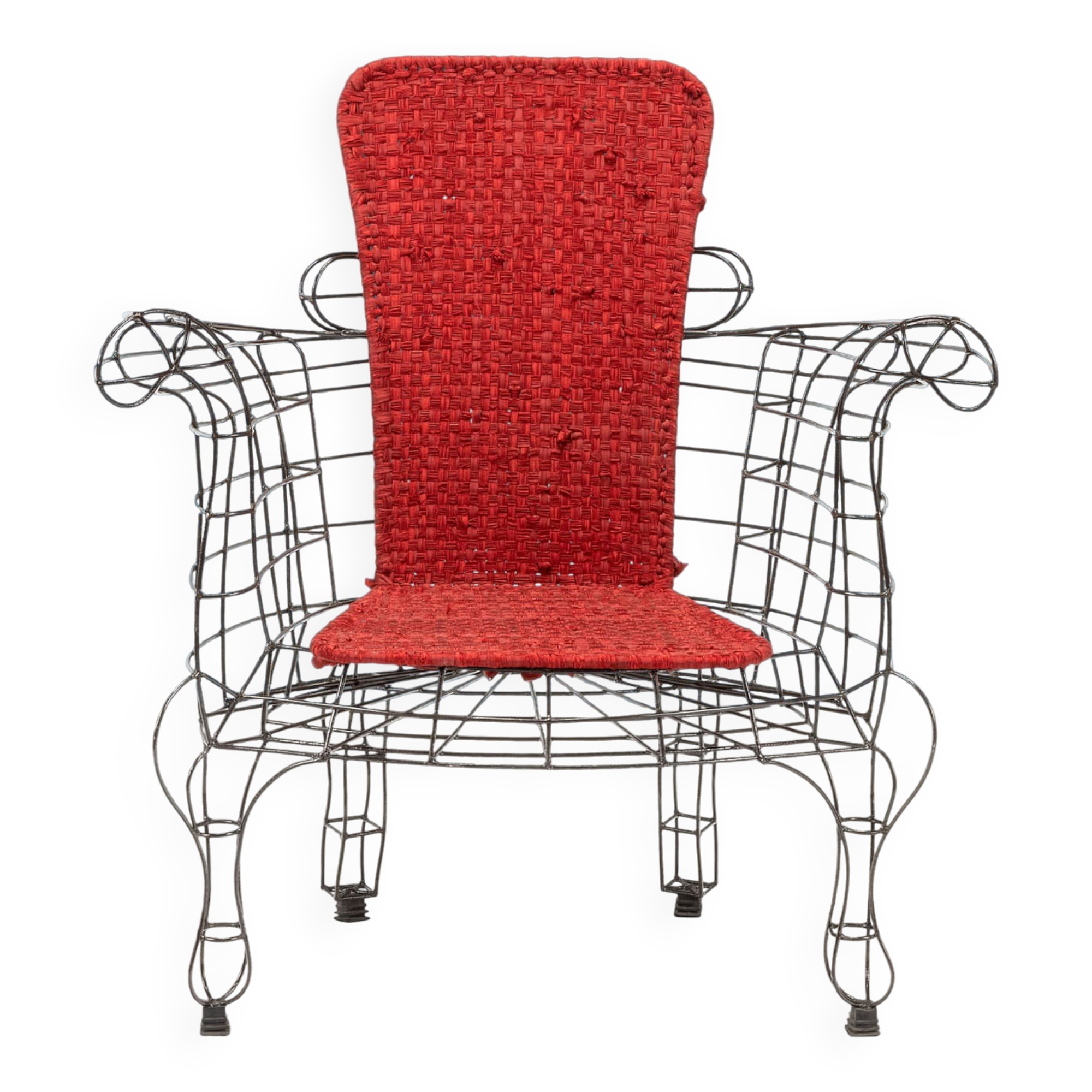 Fauteuil Maria, série Minimalisti, fer, design Anacleto Spazzapan