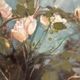 Original Swedish Oil on Canvas – “White Flowers” by M. Jakobsson – Signed – Vintage & Framed – 46 × 44 cm (18.1" × 17.3")