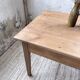 Farm table with tapered legs, cherry wood, 150 cm