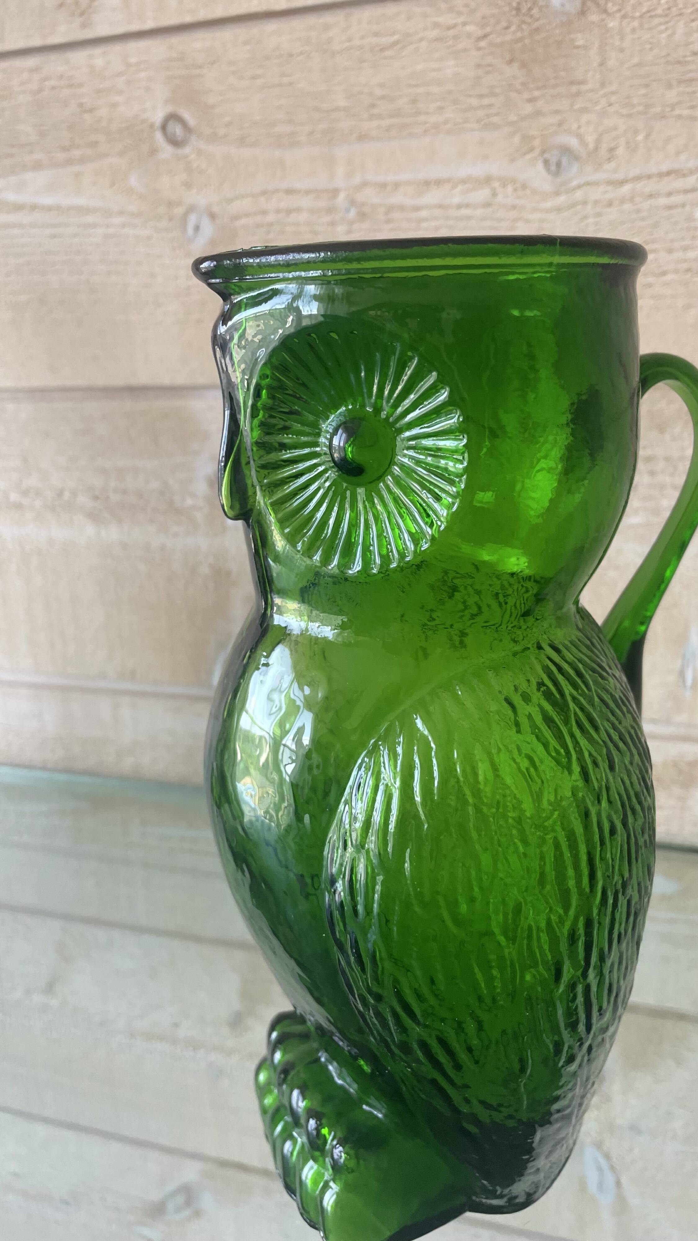 Vintage owl pitcher