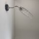 Pair of vintage swan neck wall lights