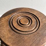 Tabouret tripode bois