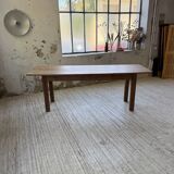 Walnut farmhouse table 2.10m from the 50s