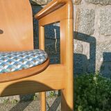 6 Scandinavian wooden chairs