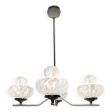 Soace Age designer chandelier, Italy, 1970s