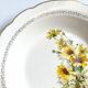 Plat creux gien marguerites vintage