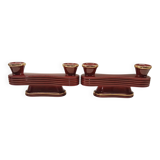 Set of 2 Art Deco candlesticks from the 1930s