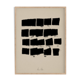 Framed abstract giclee art print 50x70cm