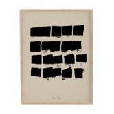 Framed abstract giclee art print 50x70cm