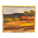 Original Swedish Oil on Canvas – "Landscape" by Olle Rhönnstad – Signed – Vintage and Framed – 43 × 35 cm (16.9" × 13.8")