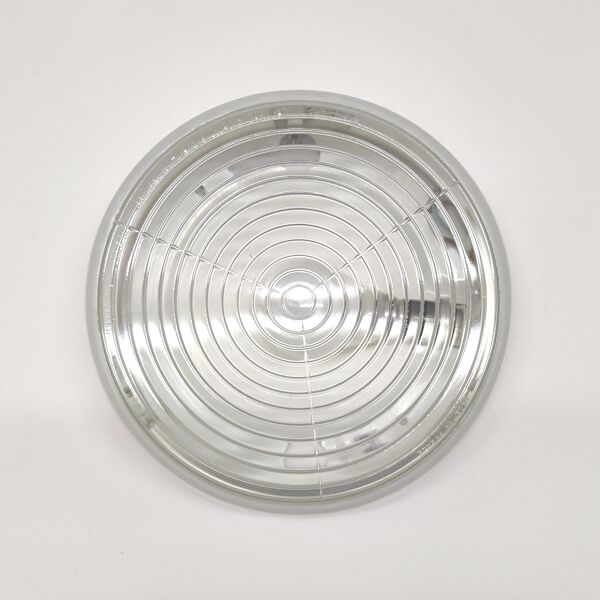 Plafonnier ou applique Holophane verre opaline blanche 1970 diamètre 30cm