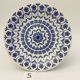 Set of 6 dessert plates of the English pottery "Barratts de Staffordshire" model "Nottingh"