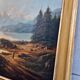 August Achilles (1798-1861) - Oil on canvas - Lakeside landscape in Switzerland