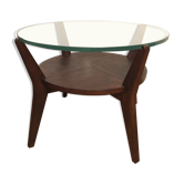 1940s unique coffee table made in Czechoslovakia and designed by Karel Kozelka & Antonin Kropacek