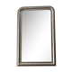 Louis Philipe silver mirror - Large vintage mirror. 71x114cm