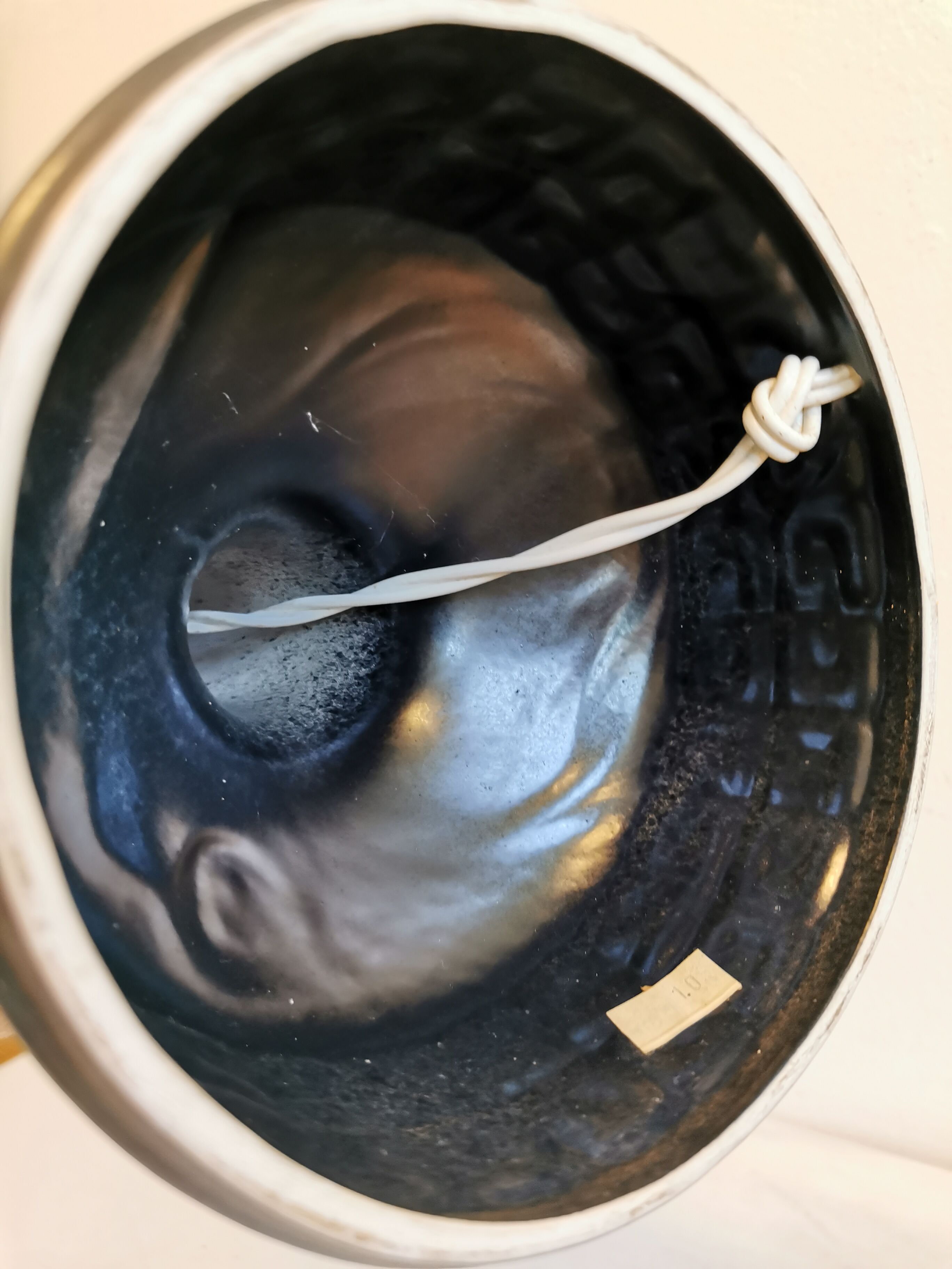 Ceramic table lamp, made by Franck Keramik Danmark.