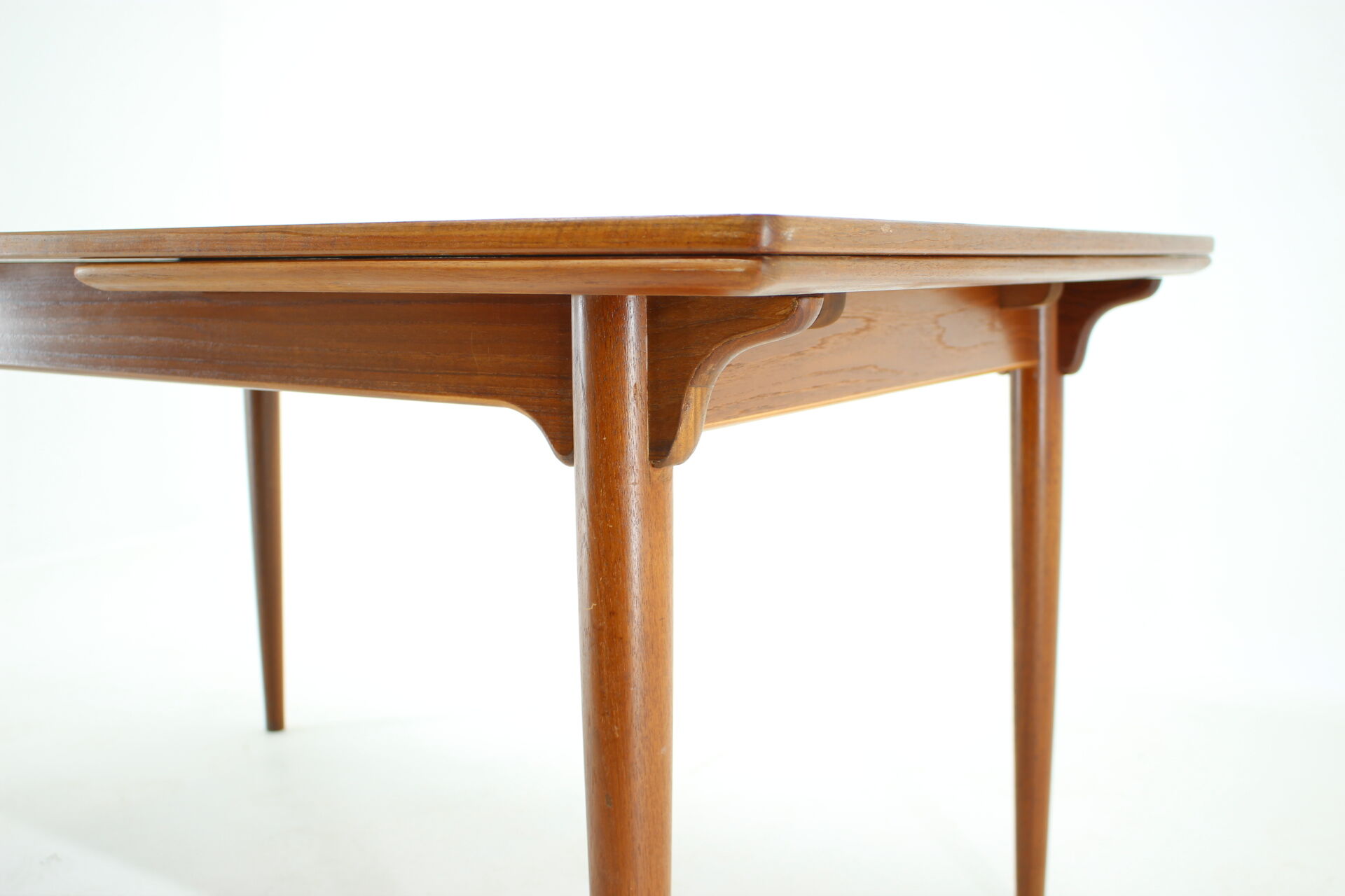 Omann Jun teak extendable dining table nr. 51, denmark, 1960