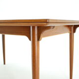 Omann Jun teak extendable dining table nr. 51, denmark, 1960