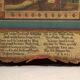 Antique wedding chest painted in pine – Austro-Hungarian Empire, 1841
