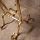 VINTAGE 70'S BRASS MIRROR