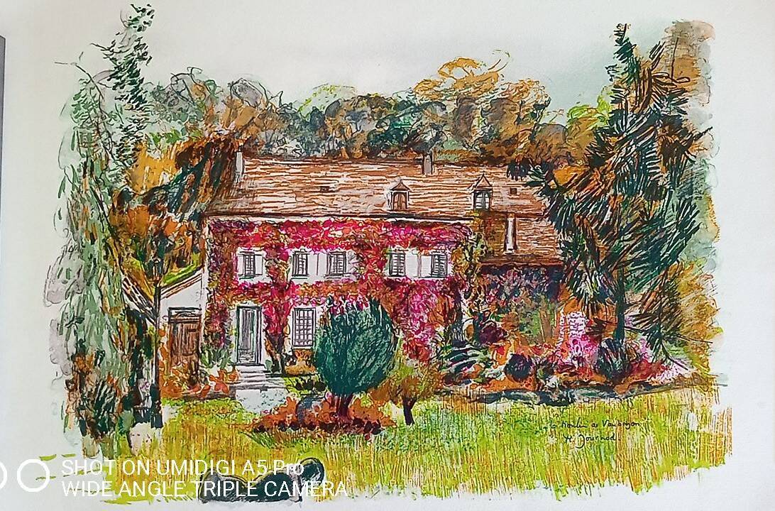 Monique Journod (1934) - art offset lithograph - signed - 40 x 57 cm