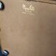 Leather wastebasket